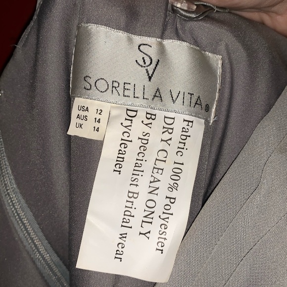 Slate Blue Bridesmaids Dress - Picture 6 of 6